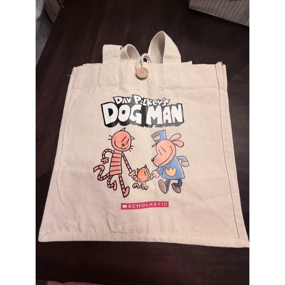 NEW Dog Man (Dav Pilkey) Tote Bag
